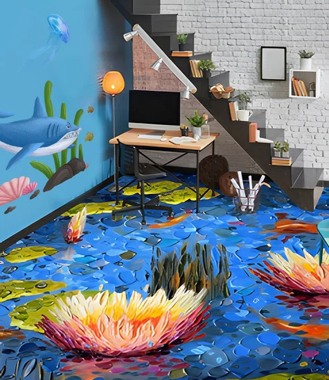 Imprimante murale et plancher