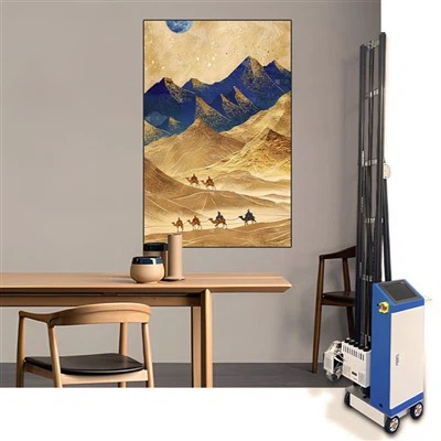 (Mise à niveau du produit) TWP 1000 3 D imprimante murale verticale avec roue